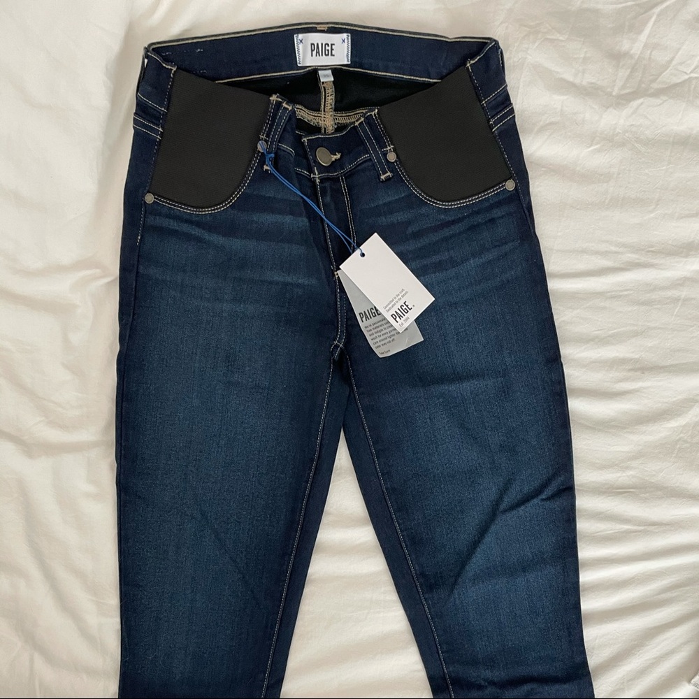 PAIGE Skinny Maternity Jeans, Size 25 NWT